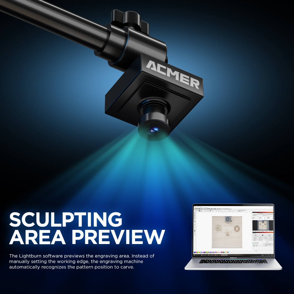 Laser Marking Machine - ACMER A500 5MP Camera 100° Wide-angle